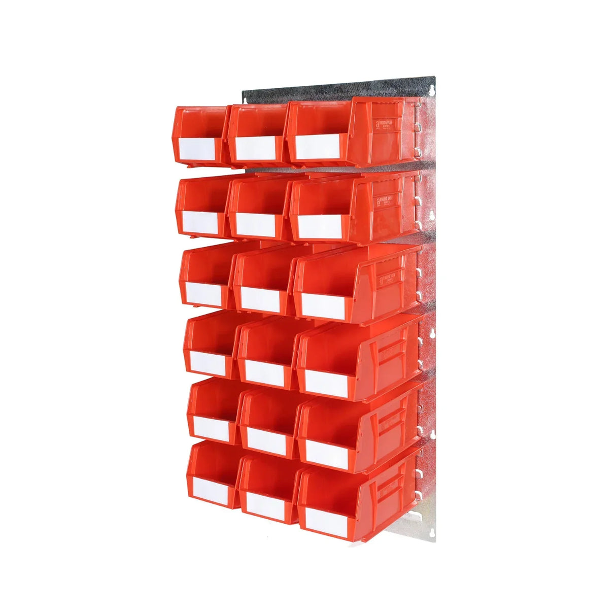 plastic bins louvre panel kits for wall mounted small parts storage