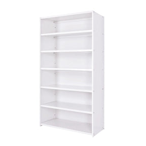 Delta Plus filing shelves with enclosed rear panels in white metal