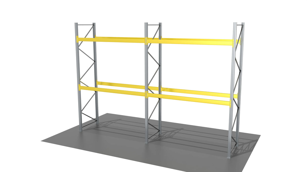Pallet Racking 2 Bay Kit | Robust Pre-Built Warehouse Storage