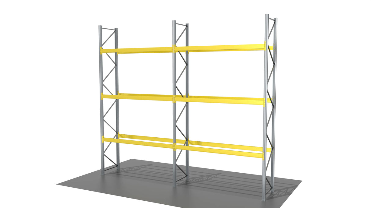 Pallet Racking 2 Bay Kit | Robust Pre-Built Warehouse Storage