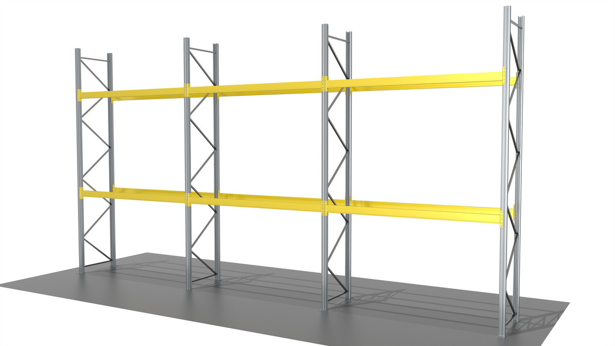 Pallet Racking 3 Bay Kits – Heavy-Duty Industrial Storage