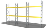 Pallet Racking 3 Bay Kits – Heavy-Duty Industrial Storage