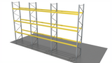 Pallet Racking 3 Bay Kits – Heavy-Duty Industrial Storage