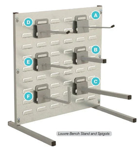 louvre panels for Rhino Tuff Bins wall mounted storage system