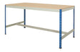 T-Bar workbench with steel frame and rivet workbench construction