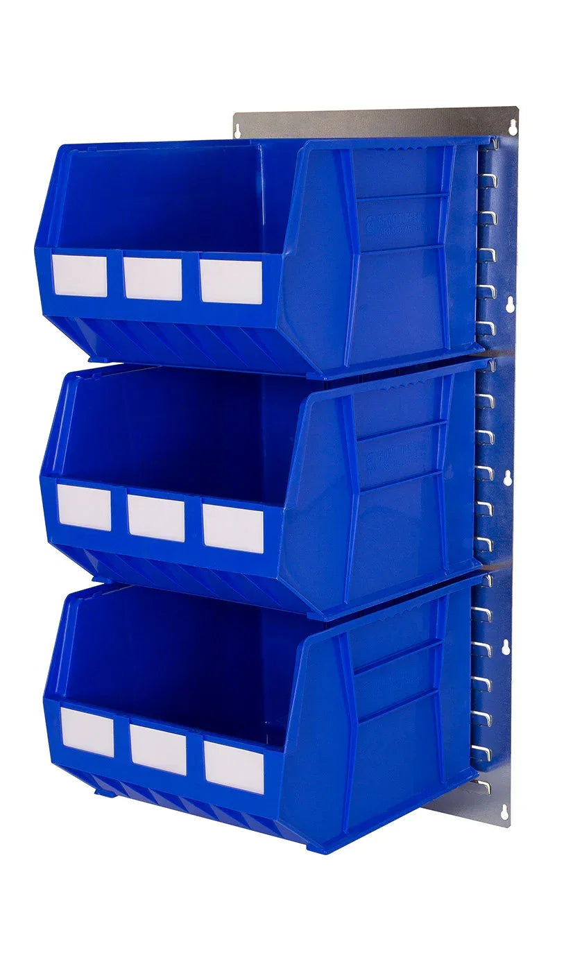 plastic parts bins with open front picking design