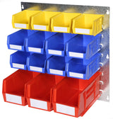 heavy duty plastic bins for industrial wall storage