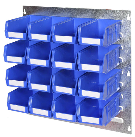 workshop wall storage bins with large picking faces