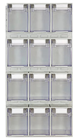 Lower section of wall-mounted storage system