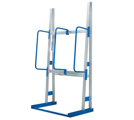 heavy duty rack with multiple divider sections